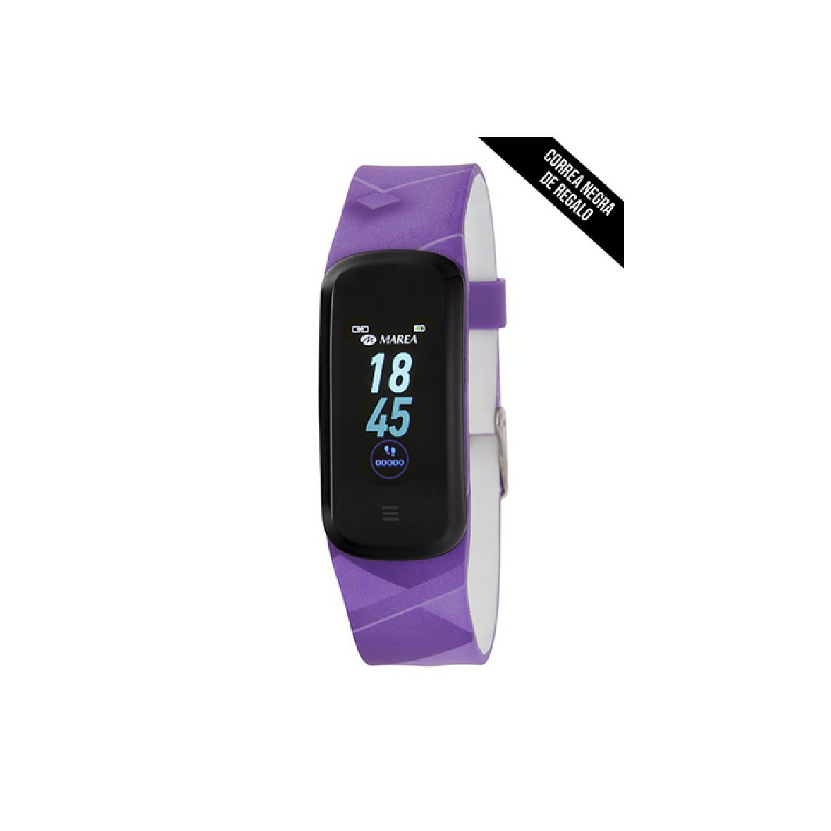 Marea B58008/2 Digital Smartwatch Unisex Redondo Pulsera Actividad