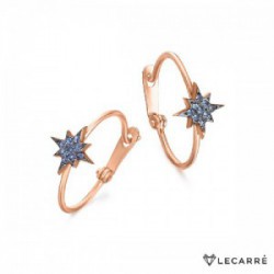 PENDIENTES ORO ROSA ESTRELLA POLAR GB052OR